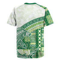Samoa Mamanu Siapo Forest Green Rugby Jersey Tatau Malie