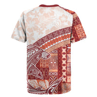 Samoa Mamanu Siapo Crimson Rugby Jersey Tatau Malie