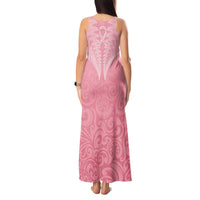 personalised-new-zealand-tank-maxi-dress-pink-ribbon-tattoo-mix-silver-fern