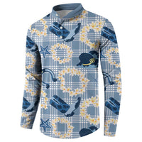 Aloha Hawaii Paniolo Jeans Palaka Button Sweatshirt Coastal Rodeo LT7 - Polynesian Pride