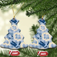 Aloha Hawaii Paniolo Jeans Palaka Ceramic Ornament Coastal Rodeo - Polynesian Pride