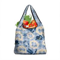 Aloha Hawaii Paniolo Jeans Palaka Grocery Bag Coastal Rodeo LT7 1-pack One Size Pastel Blue - Polynesian Pride