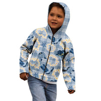 Aloha Hawaii Paniolo Jeans Palaka Kid Hoodie Coastal Rodeo - Polynesian Pride