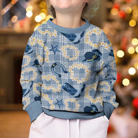 Aloha Hawaii Paniolo Jeans Palaka Kid Ugly Christmas Sweater Coastal Rodeo - Polynesian Pride