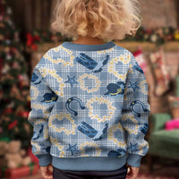 Aloha Hawaii Paniolo Jeans Palaka Kid Ugly Christmas Sweater Coastal Rodeo - Polynesian Pride