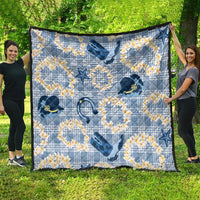 Aloha Hawaii Paniolo Jeans Palaka Quilt Coastal Rodeo - Polynesian Pride