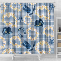 Aloha Hawaii Paniolo Jeans Palaka Shower Curtain Coastal Rodeo LT7 - Polynesian Pride