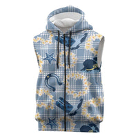 Aloha Hawaii Paniolo Jeans Palaka Sleeveless Zip Hoodie Coastal Rodeo LT7