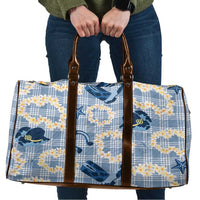 Aloha Hawaii Paniolo Jeans Palaka Travel Bag Coastal Rodeo LT7 Pastel Blue - Polynesian Pride