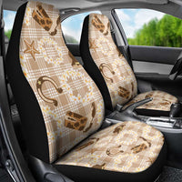Aloha Hawaii Paniolo Khaki Palaka Car Seat Cover Coastal Rodeo LT7 - Polynesian Pride