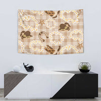 Aloha Hawaii Paniolo Khaki Palaka Tapestry Coastal Rodeo LT7 - Polynesian Pride