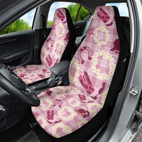 Aloha Hawaii Paniolo Lokelani Rose Palaka Car Seat Cover Coastal Rodeo - Polynesian Pride