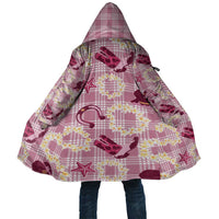Aloha Hawaii Paniolo Lokelani Rose Palaka Cloak Coastal Rodeo LT7 Unisex Rose Pink - Polynesian Pride