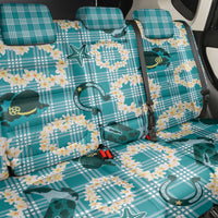 Aloha Hawaii Paniolo Teal Palaka Back Car Seat Cover Coastal Rodeo LT7 - Polynesian Pride