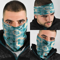Aloha Hawaii Paniolo Teal Palaka Neck Gaiter Coastal Rodeo - Polynesian Pride