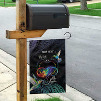 Polynesian Cancers Awareness Garden Flag Hummingbird - Fly High Until We Meet Again