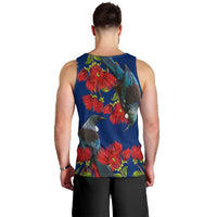 New Zealand Pohutukawa with Tui Birds Men Tank Top Version 2 LT7 - Polynesian Pride