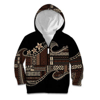 Samoa Siapo Mamanu Kid Hoodie Waves Motifs
