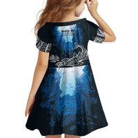 World Ocean Day Pasifika Family Matching Puletasi and Hawaiian Shirt Awaken New Depths LT7 - Polynesian Pride