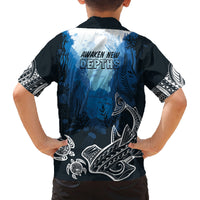 World Ocean Day Pasifika Family Matching Tank Maxi Dress and Hawaiian Shirt Awaken New Depths