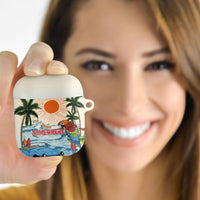 Summer Holiday It's 5 o'clock Somewhere Vintage Hawaii AirPods Case