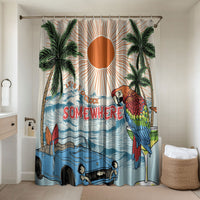 Summer Holiday It's 5 o'clock Somewhere Vintage Hawaii Bathroom Set