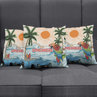 Summer Holiday It's 5 o'clock Somewhere Vintage Hawaii Pillow Cover