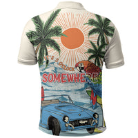 Summer Holiday It's 5 o'clock Somewhere Vintage Hawaii Polo Shirt LT7 - Polynesian Pride