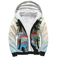 Summer Holiday It's 5 o'clock Somewhere Vintage Hawaii Sherpa Hoodie