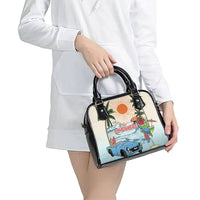 Summer Holiday It's 5 o'clock Somewhere Vintage Hawaii Shoulder Handbag