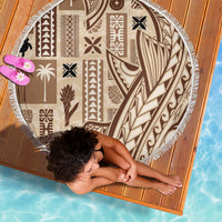 Samoa Tapa Beach Blanket Siapo Mix Tatau Patterns LT7 - Polynesian Pride