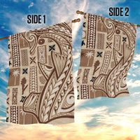 Samoa Tapa Garden Flag Siapo Mix Tatau Patterns LT7 - Polynesian Pride