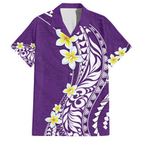 Hawaii Aloha Hawaiian Shirt Plumeria Vintage - Violet LT7 Violet - Polynesian Pride