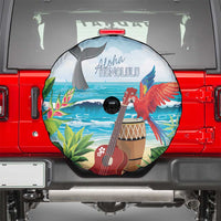 Aloha Honolulu Festival Spare Tire Cover Ukulele By The Shore
