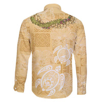 Aloha Honolulu Festival Family Matching Tank Maxi Dress and Hawaiian Shirt Hawaii Kapa Mix Flowers Lei