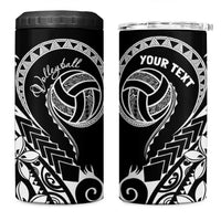 Polynesia Beach Volleyball Personalized 4 in 1 Can Cooler Tumbler Basic