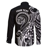 Polynesia Beach Volleyball Personalized Family Matching Long Sleeve Bodycon Dress and Hawaiian Shirt Basic