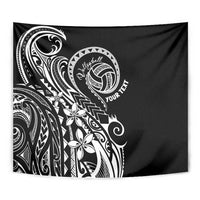 Polynesia Beach Volleyball Personalized Tapestry Basic