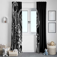 Polynesia Beach Volleyball Personalized Window Curtain Basic