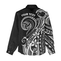 Polynesia Beach Volleyball Personalized Women Casual Shirt Basic