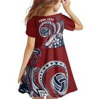 Polynesia Beach Volleyball Personalized Family Matching Off Shoulder Maxi Dress and Hawaiian Shirt Special