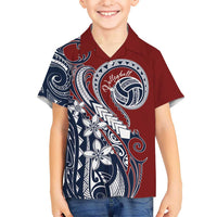 Polynesia Beach Volleyball Personalized Kid Hawaiian Shirt Special