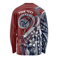 Polynesia Beach Volleyball Personalized Long Sleeve Shirt Special