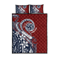 Polynesia Beach Volleyball Personalized Quilt Bed Set Special
