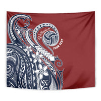 Polynesia Beach Volleyball Personalized Tapestry Special
