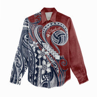 Polynesia Beach Volleyball Personalized Women Casual Shirt Special