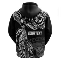 Custom Fathers Day Kanaka Hawaii Hoodie Polynesian Dad & Kid LT7 - Polynesian Pride