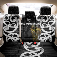 New Zealand WC2026 Black Back Car Seat Cover Silver Fern
