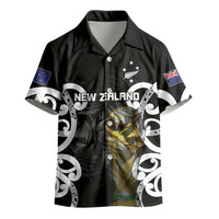 New Zealand WC2026 Custom Black Kid Hawaiian Shirt Silver Fern LT7 - Polynesian Pride