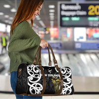 New Zealand WC2026 Black Travel Bag Silver Fern